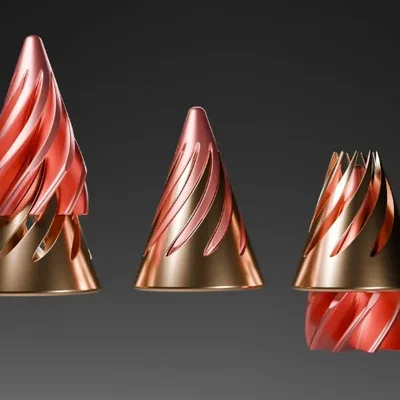 Mô hình đồ chơi Spiral Cone - Đồ chơi xả stress 3D độc đáo