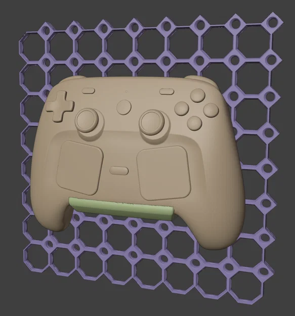 Giá treo tường Steam Controller 2 kèm Puck (Multiboard, Honeycomb) - Image 1