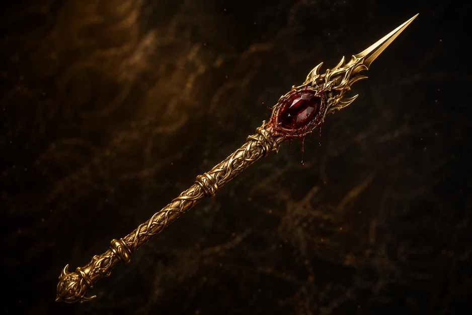 Mô hình 3D Cây gậy Cổ đại (Ancient Wand) - Thiết kế in phẳng cực đẹp - Image 1
