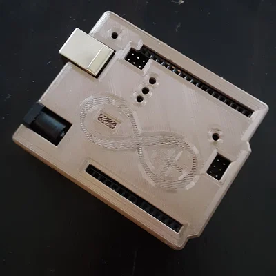 Hộp Arduino Uno Có Logo (Arduino Uno Case With Logo)
