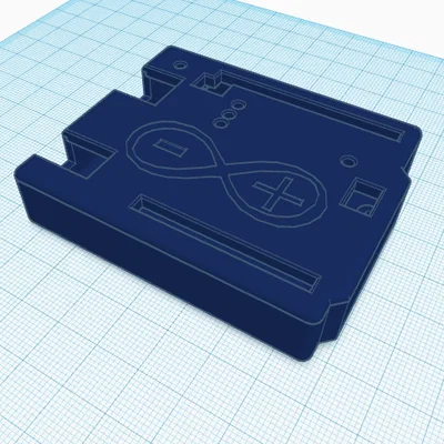 Hộp Arduino Uno Có Logo (Arduino Uno Case With Logo)