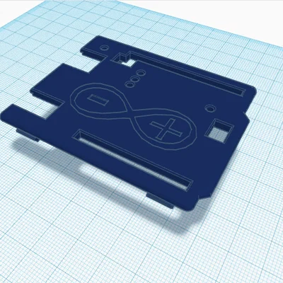 Hộp Arduino Uno Có Logo (Arduino Uno Case With Logo)