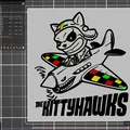 Mô hình logo 3D The Kittyhawks (Ska Punk band) ấn tượng - Thumbnail 4