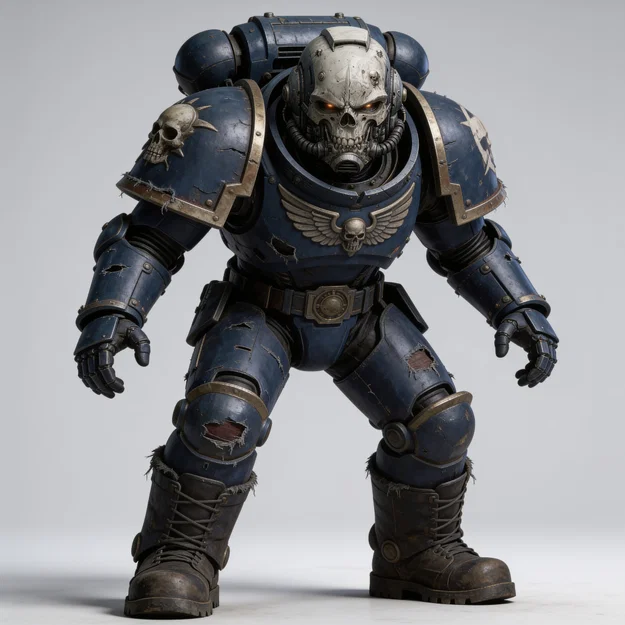 Mô hình Undead Space Marine 1 - Chiến binh bất tử in 3D ấn tượng - Image 1