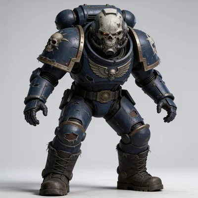 Mô hình Undead Space Marine 1 - Chiến binh bất tử in 3D ấn tượng