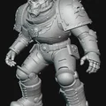 Mô hình Undead Space Marine 1 - Chiến binh bất tử in 3D ấn tượng - Thumbnail 2