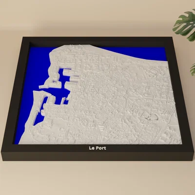 Le Port, Pháp - Mô hình thu nhỏ 3D