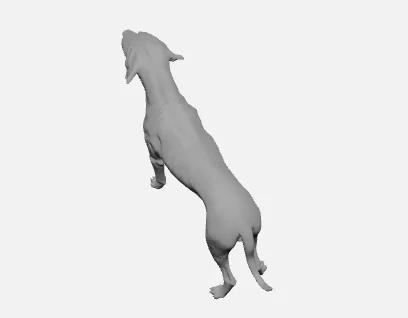 Mô hình chú chó Great Dane 3D chi tiết cực đẹp để in 3D - Image 5