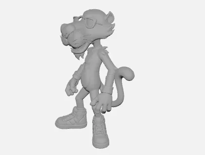 Mô hình 3D Chester the Cheetah nhân vật Cheetos - Image 4