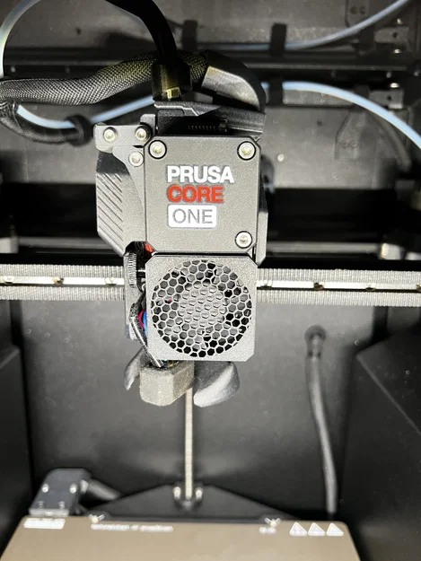 Nắp lưới quạt extruder CoreOne gài snap-on – remake thiết kế @IceCube Sol. - Image 3