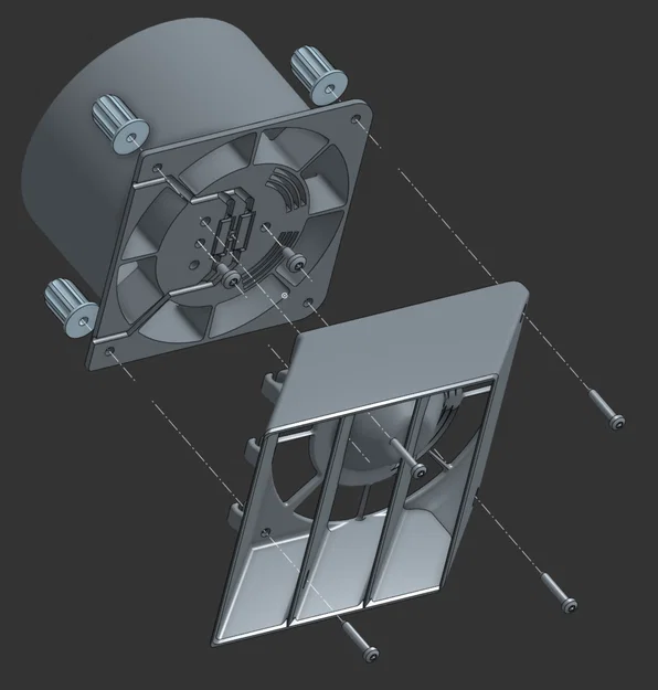 Housing Quạt Hút Ø 100mm (Extractor Fan Housing) - Image 3