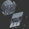 Housing Quạt Hút Ø 100mm (Extractor Fan Housing) - Thumbnail 3