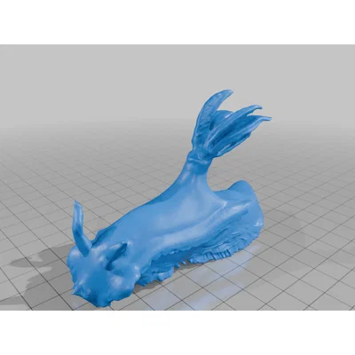 Mô hình 3D sên biển Hypselodoris trang trí siêu nét