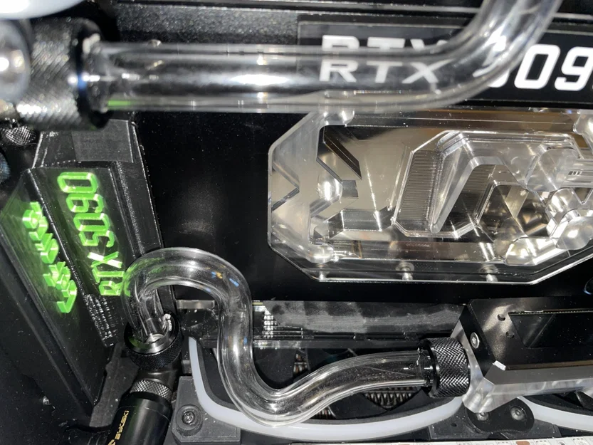 Giá đỡ GPU dựng đứng custom loop cho Bykski N-ICH5090DX3-X (BeQuiet! Light Base 900DX/FX) - Image 8
