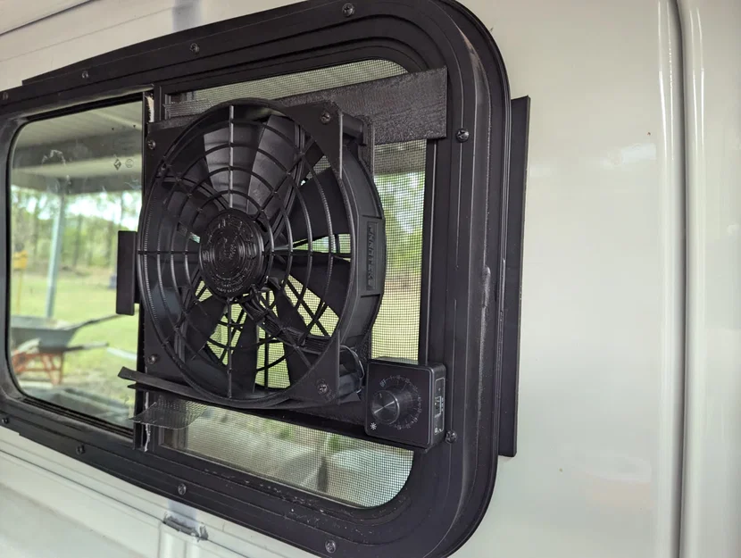 Giá đỡ & lưới bảo vệ quạt 200mm (200mm Fan Guard Mount) - Image 1