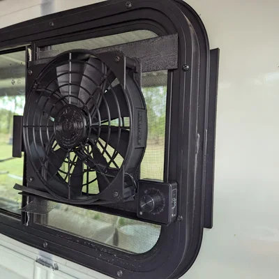 Giá đỡ & lưới bảo vệ quạt 200mm (200mm Fan Guard Mount)