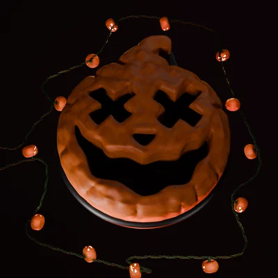 XXHappy Pumpkin Croc Charm: SpookyStep Collection