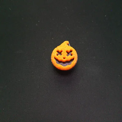 XXHappy Pumpkin Croc Charm: SpookyStep Collection