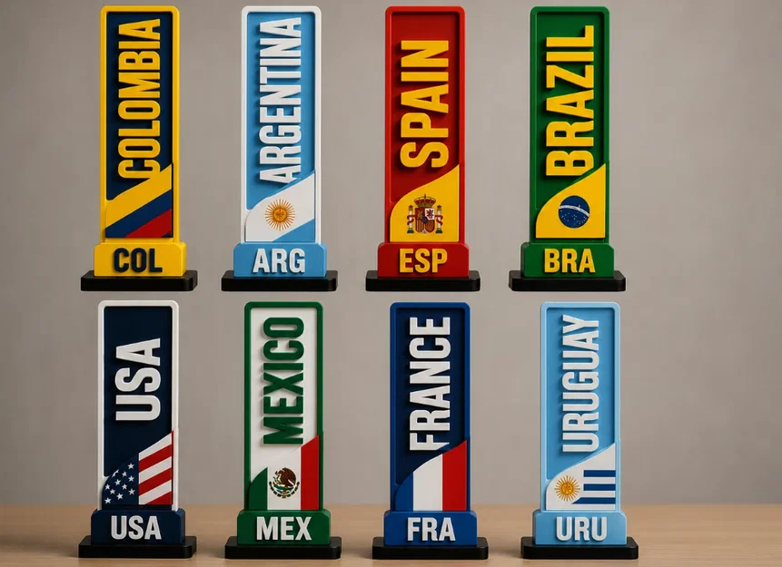 Bảng Tên Quốc Gia Brazil FIFA World Cup 2026 - Image 2