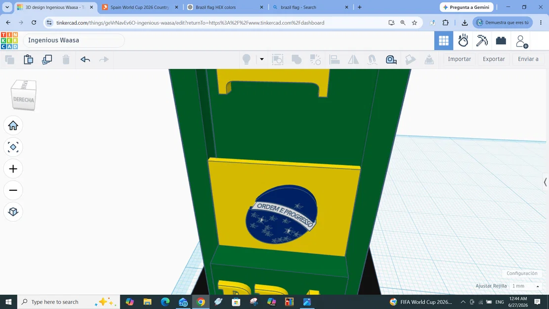 Bảng Tên Quốc Gia Brazil FIFA World Cup 2026 - Image 4