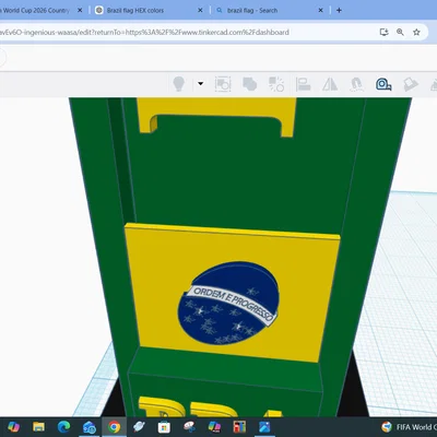 Bảng Tên Quốc Gia Brazil FIFA World Cup 2026