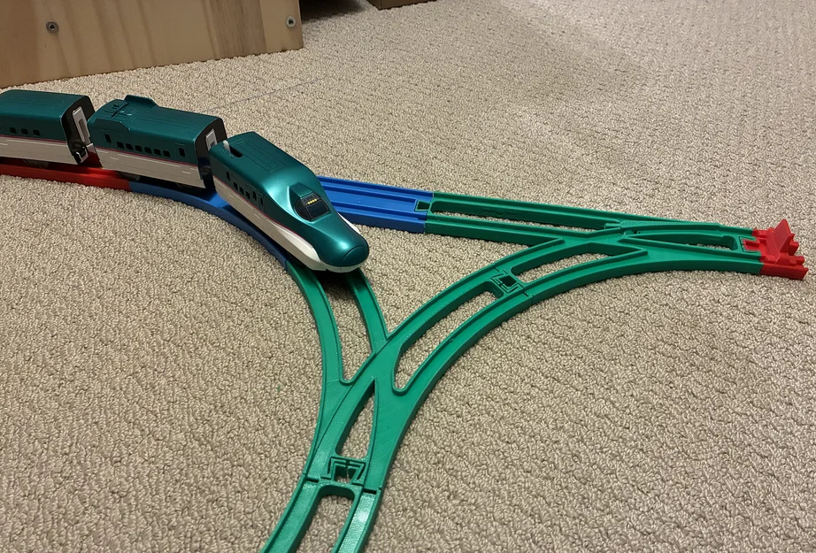 Ray Plarail Xương (Skeleton Plarail Track) – Track thay thế nhẹ, dễ in 3D - Image 1