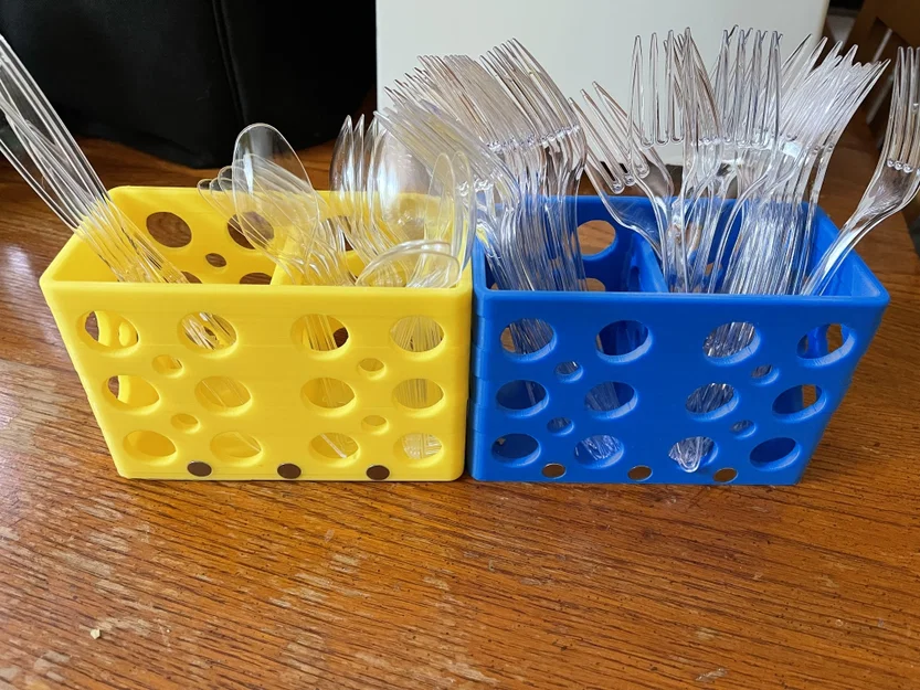 Khay đựng dụng cụ ăn uống đa năng in 3D tiện lợi - Image 4