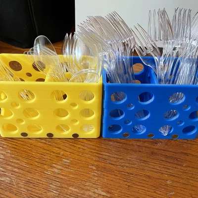 Khay đựng dụng cụ ăn uống đa năng in 3D tiện lợi