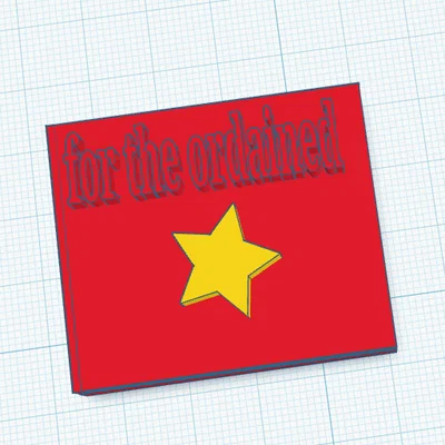 Mô hình trang trí in 3D For The Ordained độc đáo