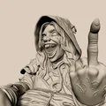 STL Pháp Sư Nụ Cười Bị Nguyền | Spellcaster Dâm Đãng | Figure Resin Chi Tiết Cao - Thumbnail 5