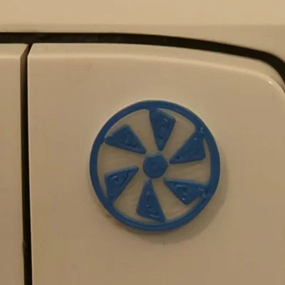 Biểu tượng 3D gắn công tắc quạt thông gió (Fan Label) tiện lợi