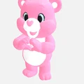 Mô hình 3D Chú Gấu Hồng Tình Yêu (Pink Love Bear) cực xinh xắn - Thumbnail 4