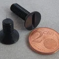 Vít tripod/camera 1/4" UNC đầu chìm (countersunk) – Fotogewinde - Thumbnail 1