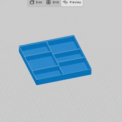 Khay đựng đồ để bàn (Stackable desk organiser) in 3D gọn gàng