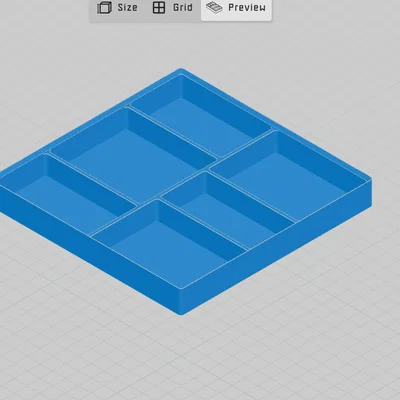 Khay đựng đồ để bàn (Stackable desk organiser) in 3D gọn gàng