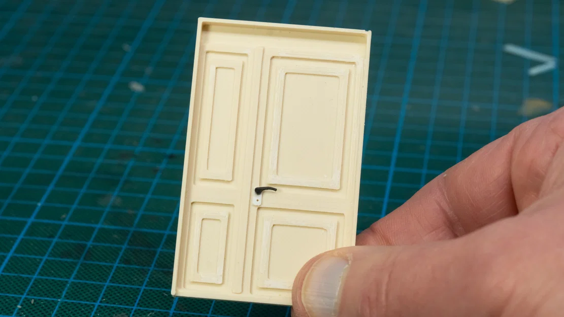Bộ file 3D cửa sổ và cửa chính mô hình nhà phố tỷ lệ 1:35 - Image 1