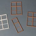 Bộ file 3D cửa sổ và cửa chính mô hình nhà phố tỷ lệ 1:35 - Thumbnail 2