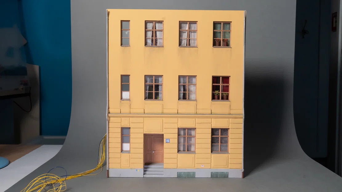 Bộ file 3D cửa sổ và cửa chính mô hình nhà phố tỷ lệ 1:35 - Image 3