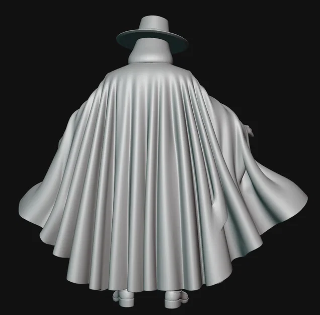 Mô hình 3D nhân vật V (V for Vendetta) chi tiết sắc nét - Image 3