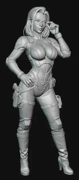 Mô hình 3D The Baroness (GI Joe) tỉ lệ 1:24 cực nét - Image 2