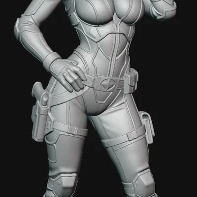 Mô hình 3D The Baroness (GI Joe) tỉ lệ 1:24 cực nét
