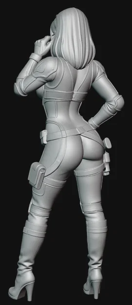 Mô hình 3D The Baroness (GI Joe) tỉ lệ 1:24 cực nét - Image 3