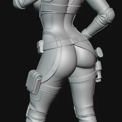 Mô hình 3D The Baroness (GI Joe) tỉ lệ 1:24 cực nét
