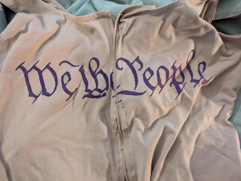 Stencil “We the People” (font gốc) – bản 25cm - Image 2