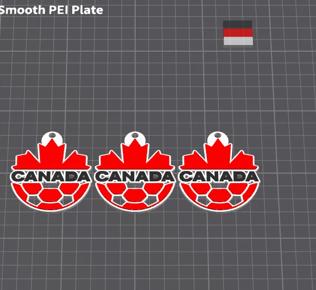 Móc khóa bóng đá Canada: Mẫu in 3D độc đáo cho fan hâm mộ - Image 3
