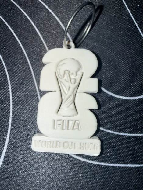 Móc khóa lưu niệm World Cup 2026 thiết kế độc đáo - File in 3D - Image 1