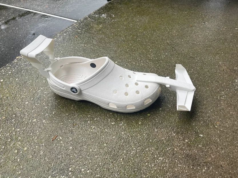 Cánh gió trước F1 cho dép Crocs - Mẫu in 3D trang trí độc đáo - Image 1