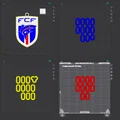 Mặt dây chuyền cổ động viên bóng đá Cabo Verde (FCF) in 3D độc đáo - Thumbnail 2