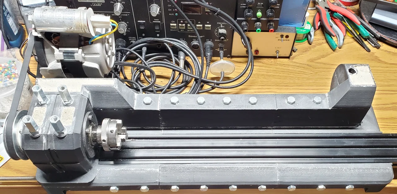 Open Lathe Extender (Bộ nối dài bed 200mm) - Image 1