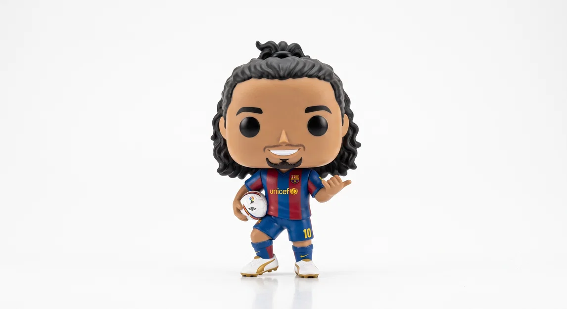 Mô hình Ronaldinho Funko Pop (STL 3D Printable) - Image 1